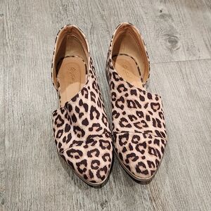 Qupid Leopard Print Flats